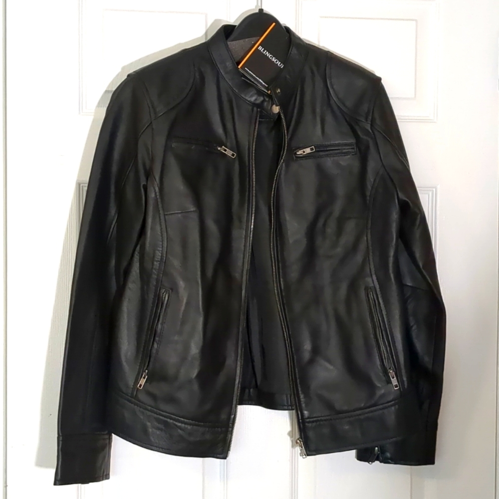 Leather Jacket with tags